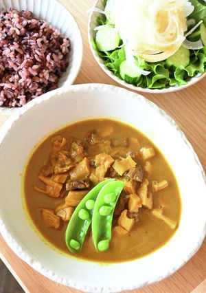 たけのこと牛肉の和風スパイスカレー-レシピのメイン写真