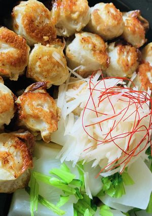 150円竹輪ミートボールとカブ炊いたん♡-レシピのメイン写真