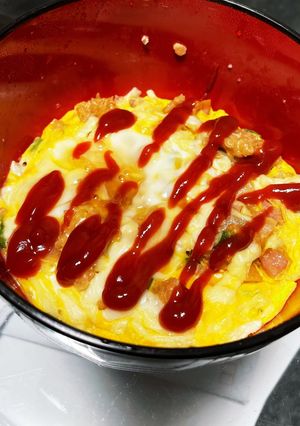 オートミールでオムライス-レシピのメイン写真