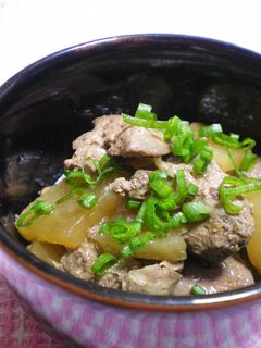 ◆鶏レバーと大根の煮物◆-レシピのメイン写真