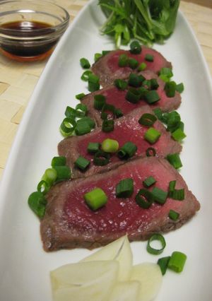 ＊＊ 牛肉のタタキ ＊＊-レシピのメイン写真
