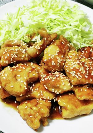 めちゃくちゃ簡単!ガリバタ醤油チキン-レシピのメイン写真