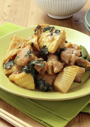 鶏肉と筍の炒め煮-レシピのメイン写真