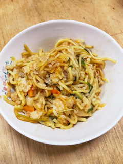 残り物でそば飯-レシピのメイン写真