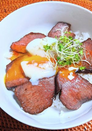 ローストビーフ丼-レシピのメイン写真