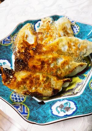 季節限定の行者ニンニクの餃子！-レシピのメイン写真