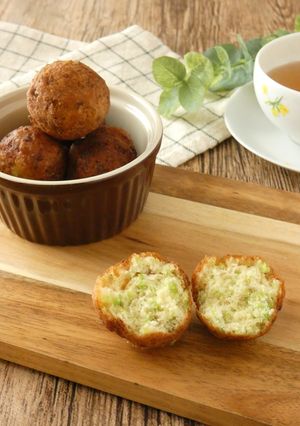 ホットケーキミックス★枝豆ドーナツ-レシピのメイン写真