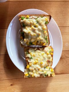 余ったツナマヨで!豪華ちくわパントースト-レシピのメイン写真