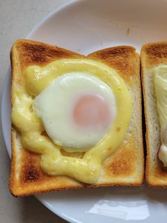 ズボラ飯☆簡単エッグトースト-レシピのメイン写真