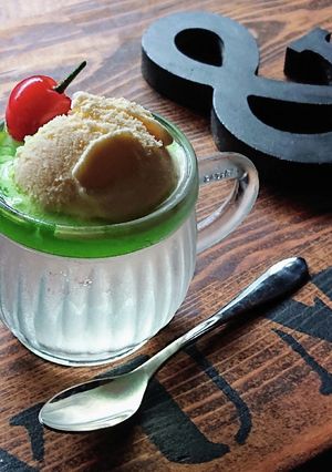 おうちカフェ★クリームソーダゼリー-レシピのメイン写真