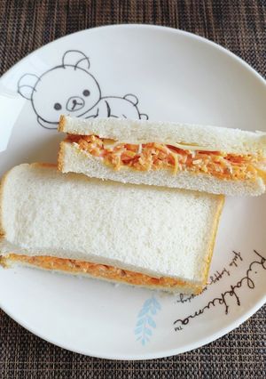  お財布おたすけ　にんじんサンド-レシピのメイン写真