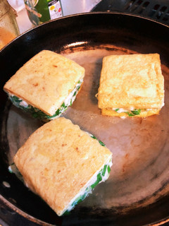 油揚げと鶏ひき肉のパイもどき-レシピのメイン写真