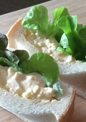 たまごとサラダ菜のポケットサンド-レシピのメイン写真