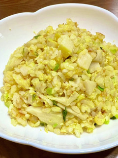 筍と紫蘇の実漬けの炒飯-レシピのメイン写真