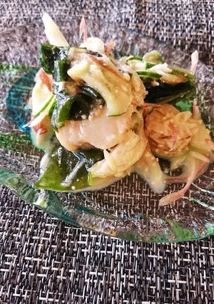 ベビーホタテからし酢味噌-レシピのメイン写真