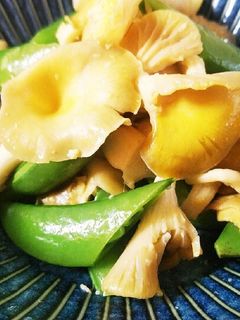 たもぎ茸とスナップエンドウのバター炒め-レシピのメイン写真