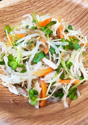 もやしと鶏ささみの和え物-レシピのメイン写真