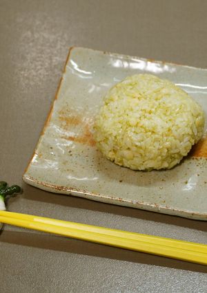 抹茶だし＆天かすのおにぎり-レシピのメイン写真