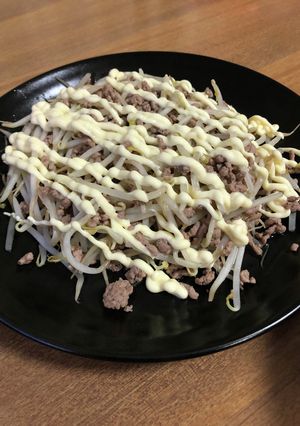 お財布おたすけ！もやしひき肉炒め-レシピのメイン写真