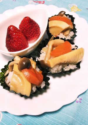 旬の筍で タケノコご飯-レシピのメイン写真