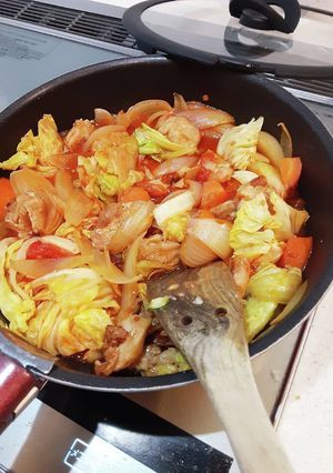 チキンのキャベツのトマト煮-レシピのメイン写真