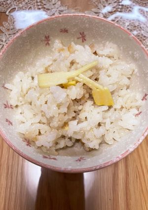鉄鍋でたけのこごはん-レシピのメイン写真