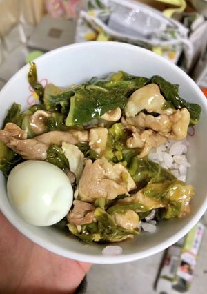 キャベツと豚肉だけ！トロッと丼-レシピのメイン写真