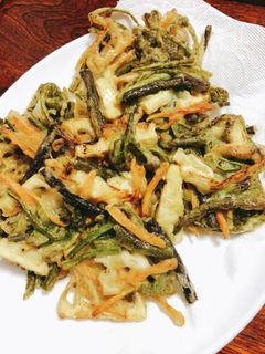 わらびと筍のかき揚げ-レシピのメイン写真