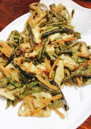 わらびと筍のかき揚げ-レシピのメイン写真