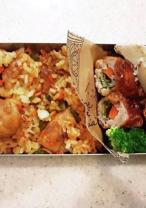 高校生弁当覚え書き10カレーピラフ弁当-レシピのメイン写真