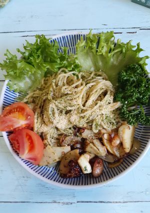 パセリジェノベーゼソースタケノコパスタ-レシピのメイン写真