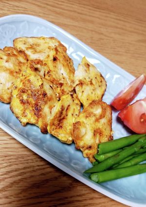 鶏むね肉の粒マスタードピカタ-レシピのメイン写真