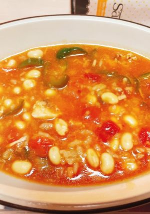 余り炊き込みご飯がスープご飯に＊リメイク-レシピのメイン写真