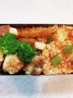 高校生弁当覚え書き14ケチャップライス-レシピのメイン写真