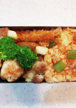 高校生弁当覚え書き14ケチャップライス-レシピのメイン写真