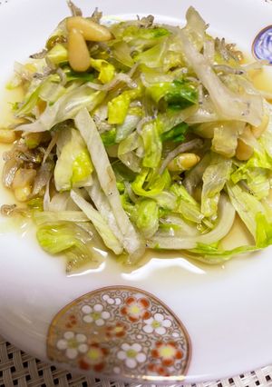 レタスとおじゃこのナンプラー炒め-レシピのメイン写真