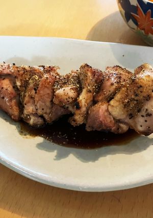 鶏の串焼き☆山椒と蒲焼きのたれがけ-レシピのメイン写真