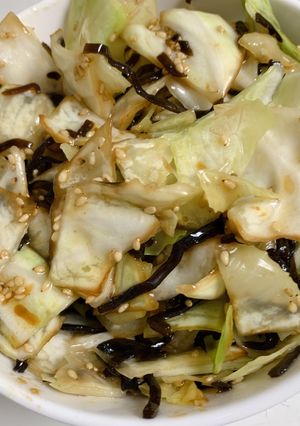キャベツの塩昆布あえ-レシピのメイン写真