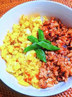 豆富そぼろ丼-レシピのメイン写真