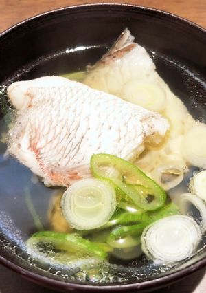 料亭の味【鯛のあら汁】-レシピのメイン写真