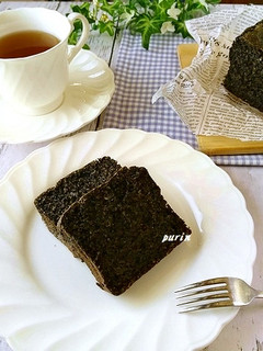 黒ごまのオートミールケーキ-レシピのメイン写真