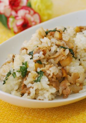 筍と豚バラ肉のチャーハン-レシピのメイン写真