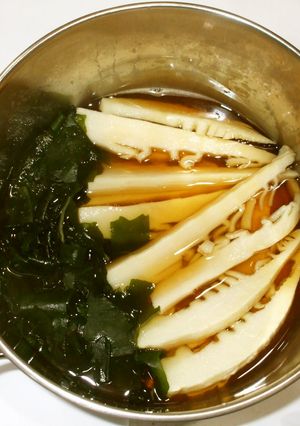 たけのこ煮物♪簡単肌荒れ傷あとに漢方薬膳-レシピのメイン写真