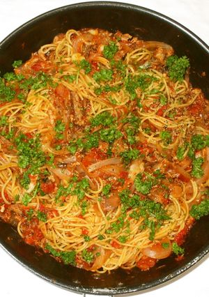 さば缶パスタ♪簡単疲れてむくみ漢方薬膳-レシピのメイン写真