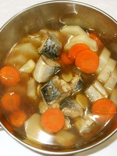 さば缶と大根の煮物♪簡単肺気補う漢方薬膳-レシピのメイン写真