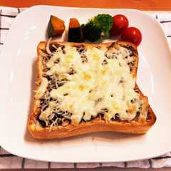 簡単！栄養たっぷり海苔しらすトースト-レシピのメイン写真