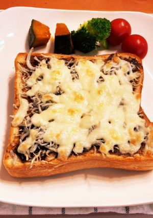 簡単！栄養たっぷり海苔しらすトースト-レシピのメイン写真
