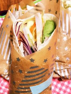 コーヒーショップの根菜ラップサンド風-レシピのメイン写真