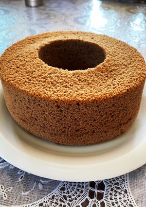お土産に!15cmココアシフォンケーキ -レシピのメイン写真