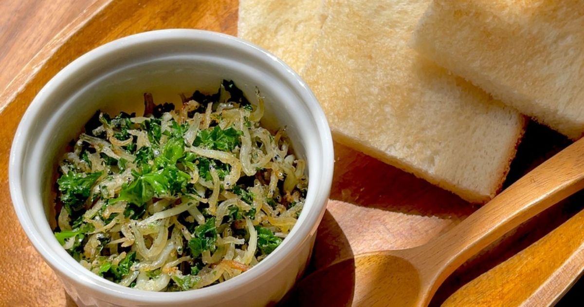 パセリとしらすの洋風カリッとふりかけ by きなこもっちり